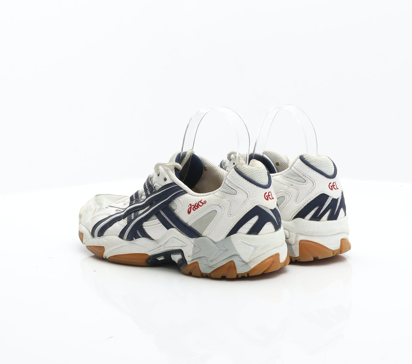 Oasis Mens White Leather Trainer UK 8.5 42