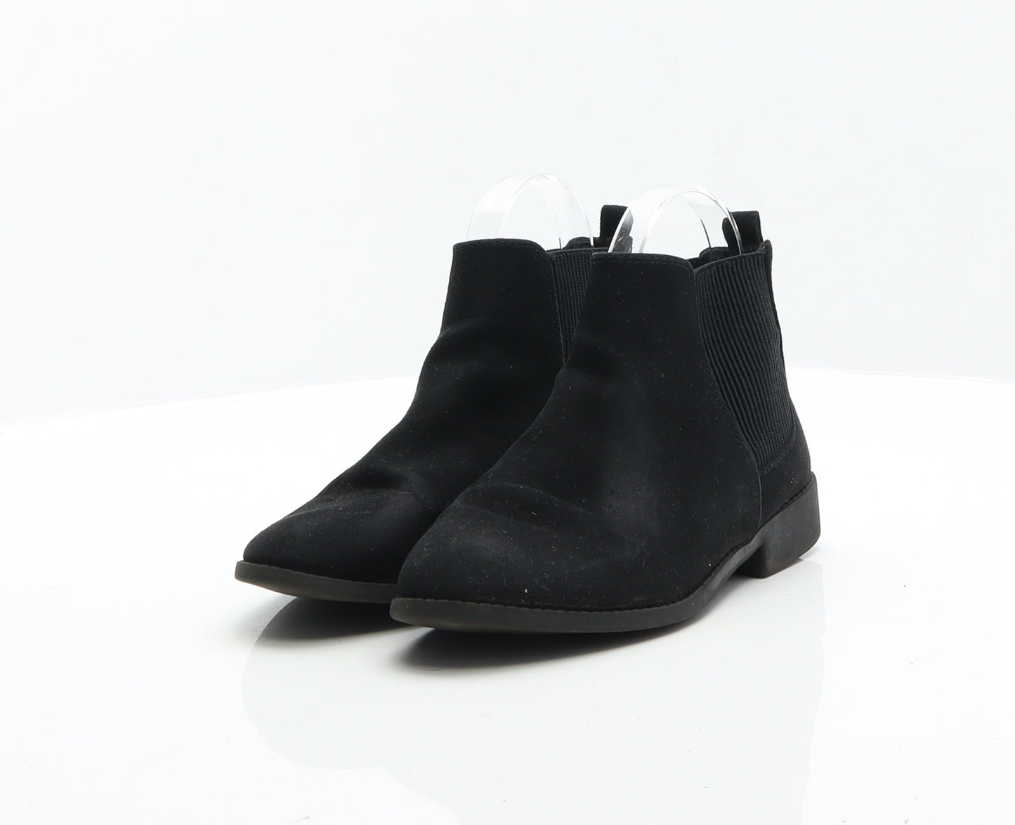 Primark Womens Black Synthetic Chelsea Boot UK 3