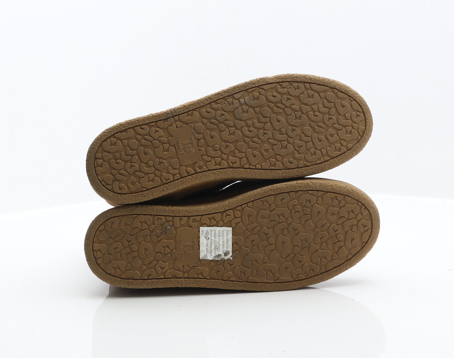 TU Womens Brown Synthetic Shearling Style Boot UK 7