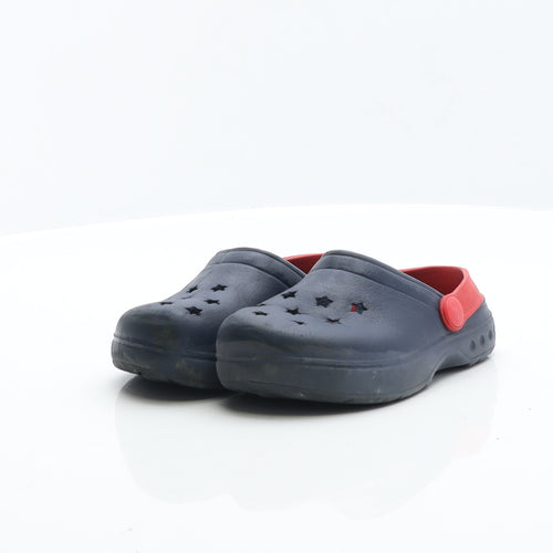 Preworn Boys Blue Rubber Clog Casual UK 9 27