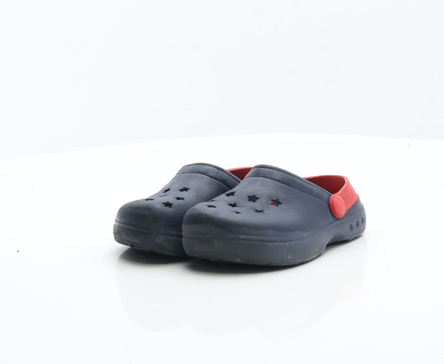 Preworn Boys Blue Rubber Clog Casual UK 9 27