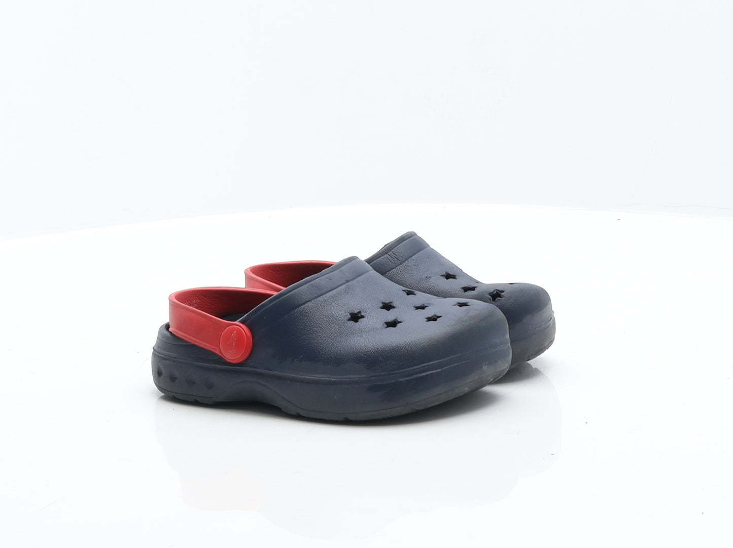 Preworn Boys Blue Rubber Clog Casual UK 9 27