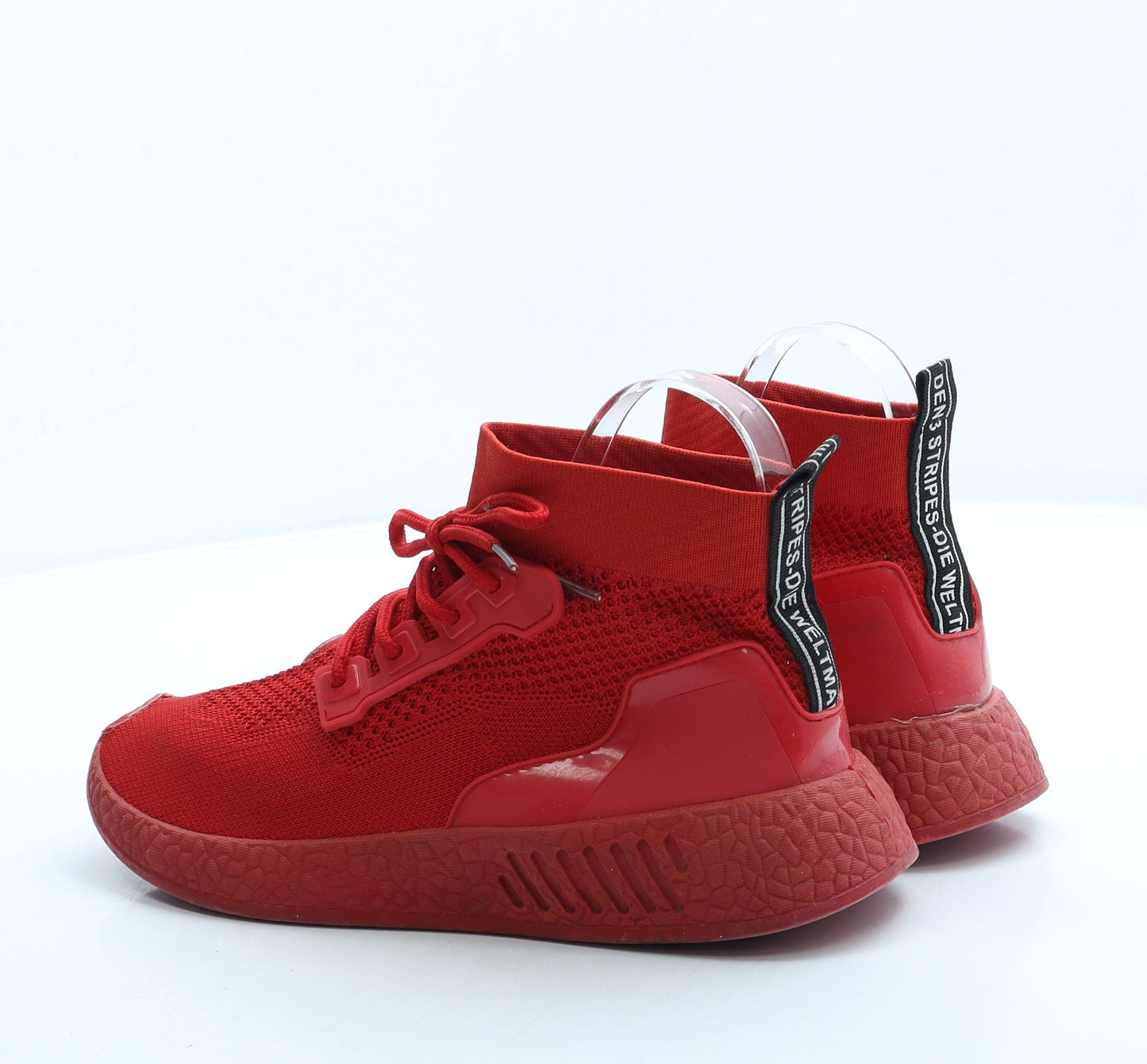 SheIn Womens Red Polyester Trainer UK 7 40