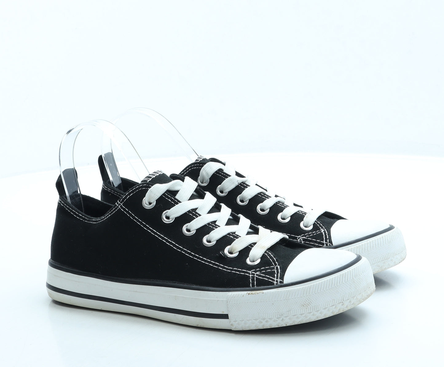 Primark Womens Black Fabric Trainer UK 6 39 US 8