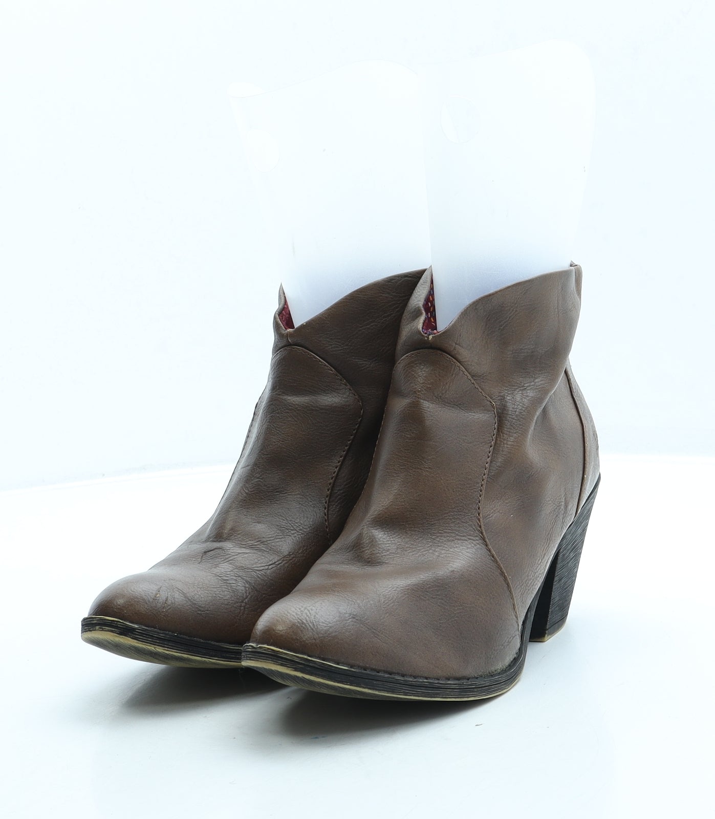 Boden Womens Brown Leather Cowboy Boot UK 6 39