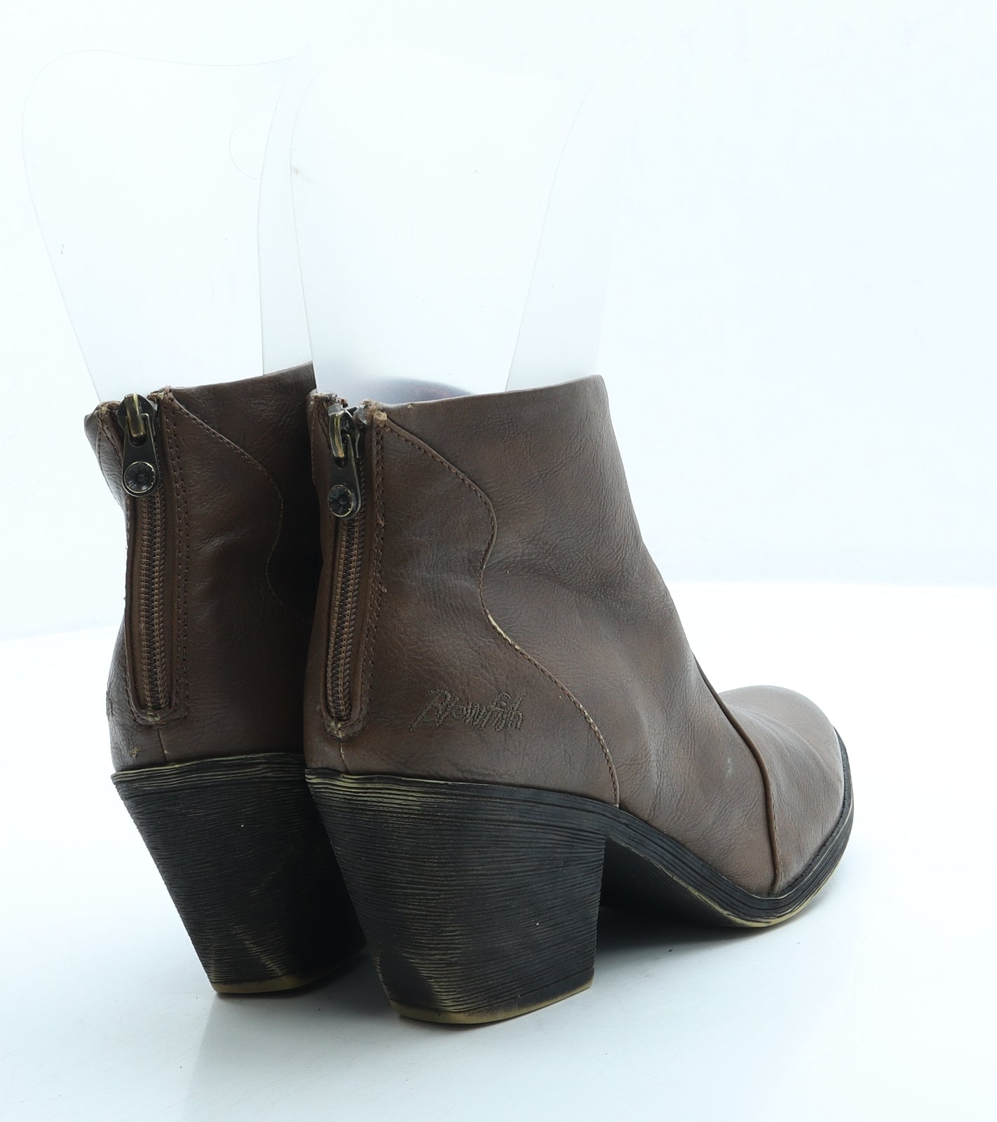 Boden Womens Brown Leather Cowboy Boot UK 6 39