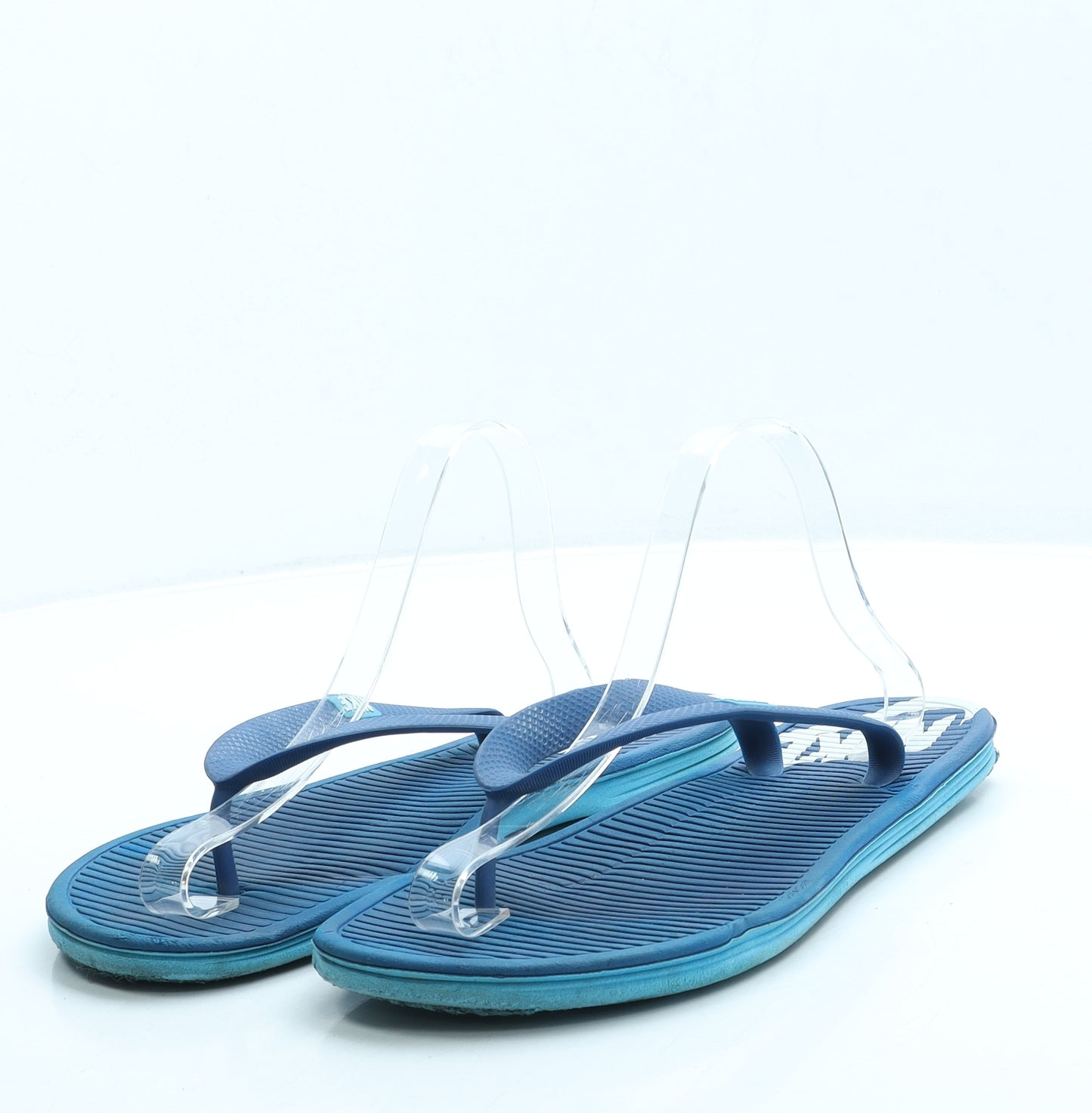Nike Mens Blue Rubber Thong Sandal UK 10