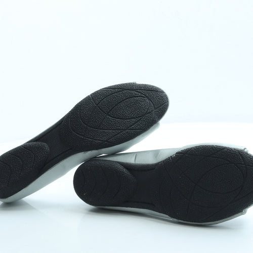 Damart Womens Blue Polyester Flat UK 7 41