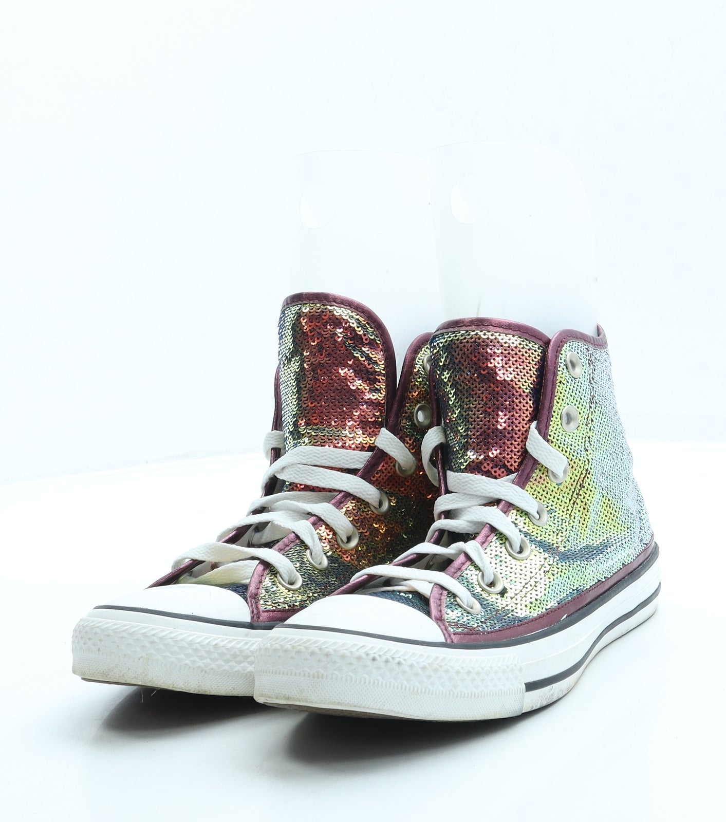 Converse Womens Multicoloured Polyester Trainer UK 6 39