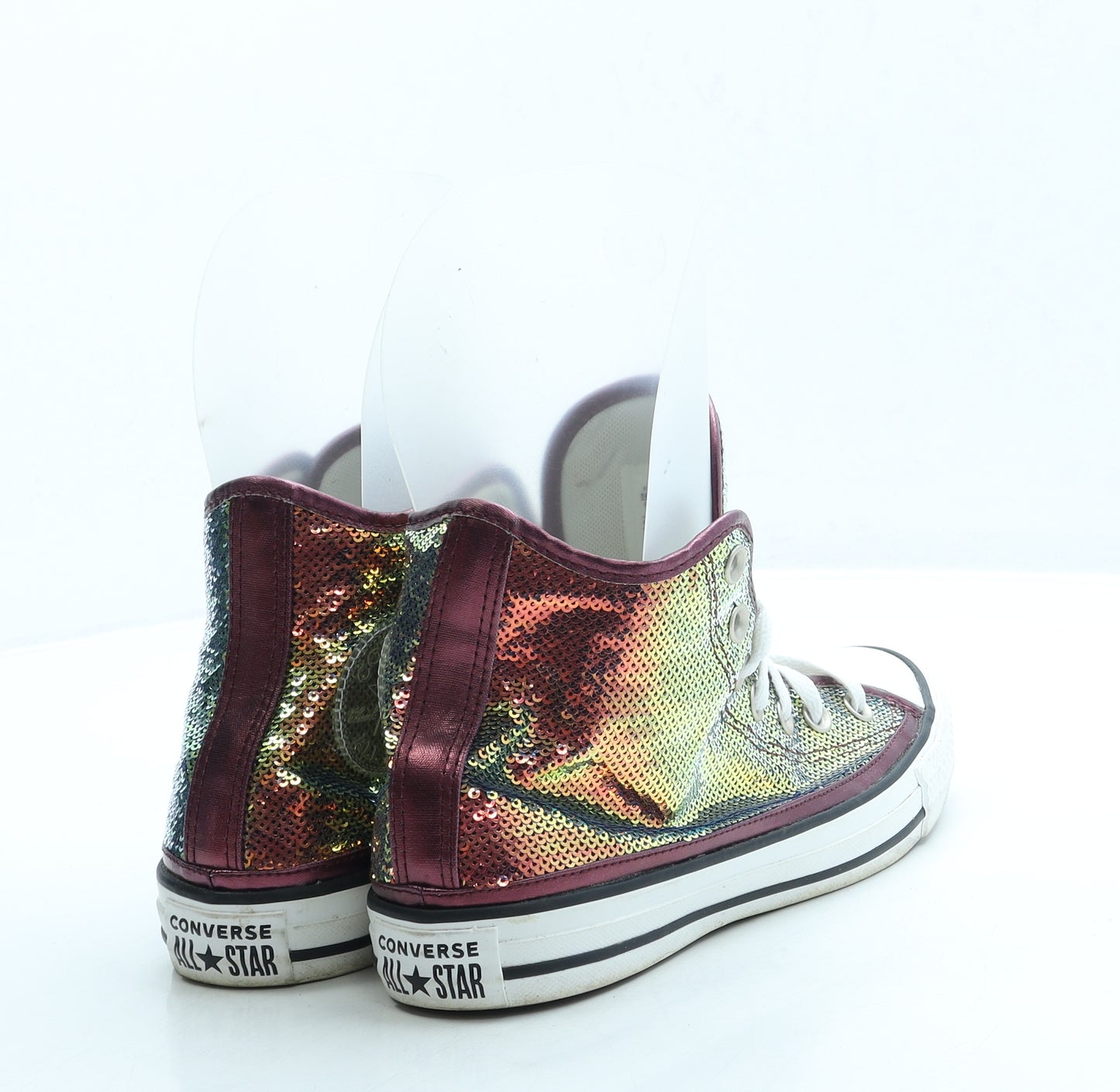 Converse Womens Multicoloured Polyester Trainer UK 6 39