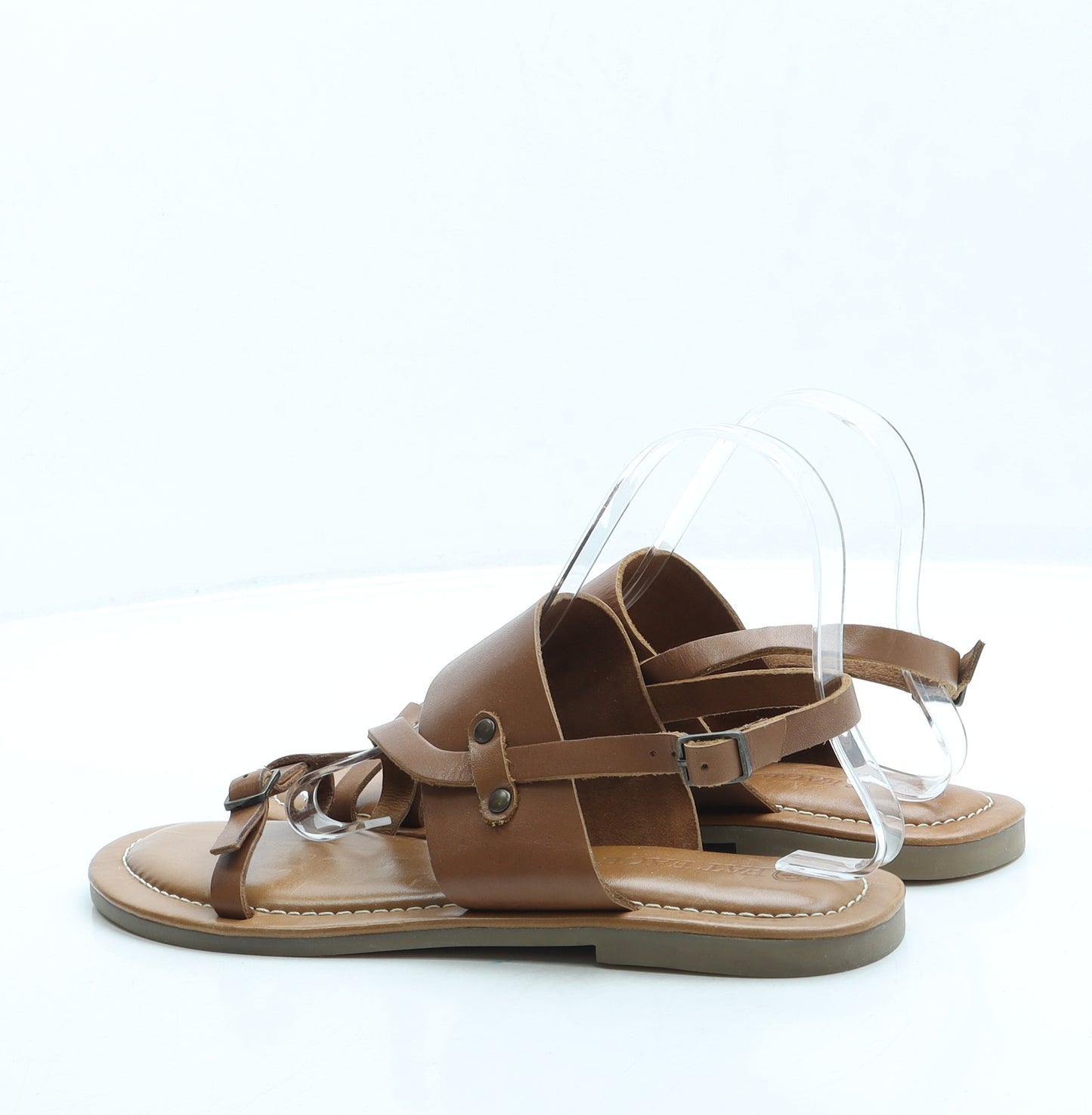 Fat Face Womens Brown Leather Slingback Sandal UK 7 40