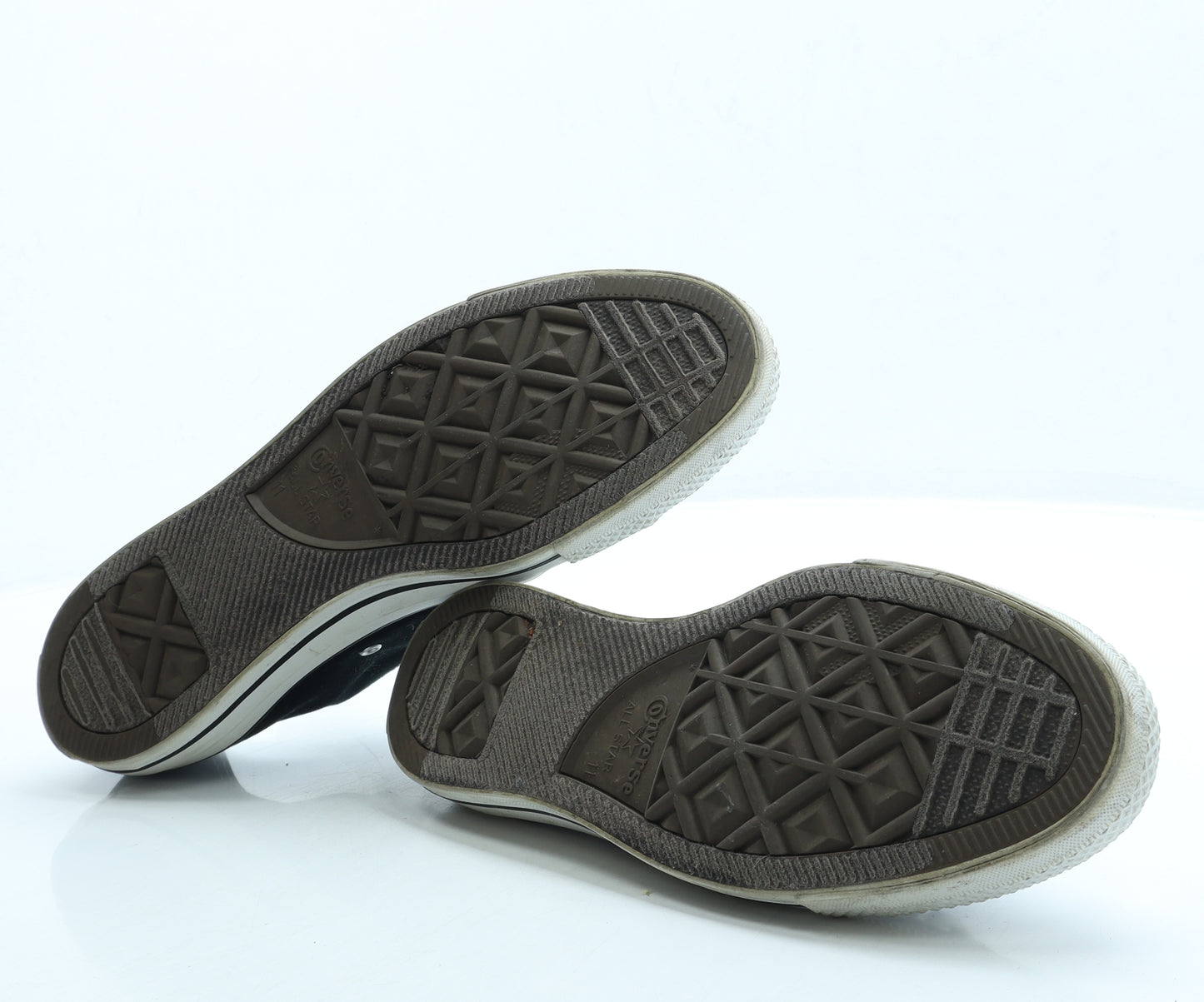 Converse Mens Black Fabric Trainer UK 11 45