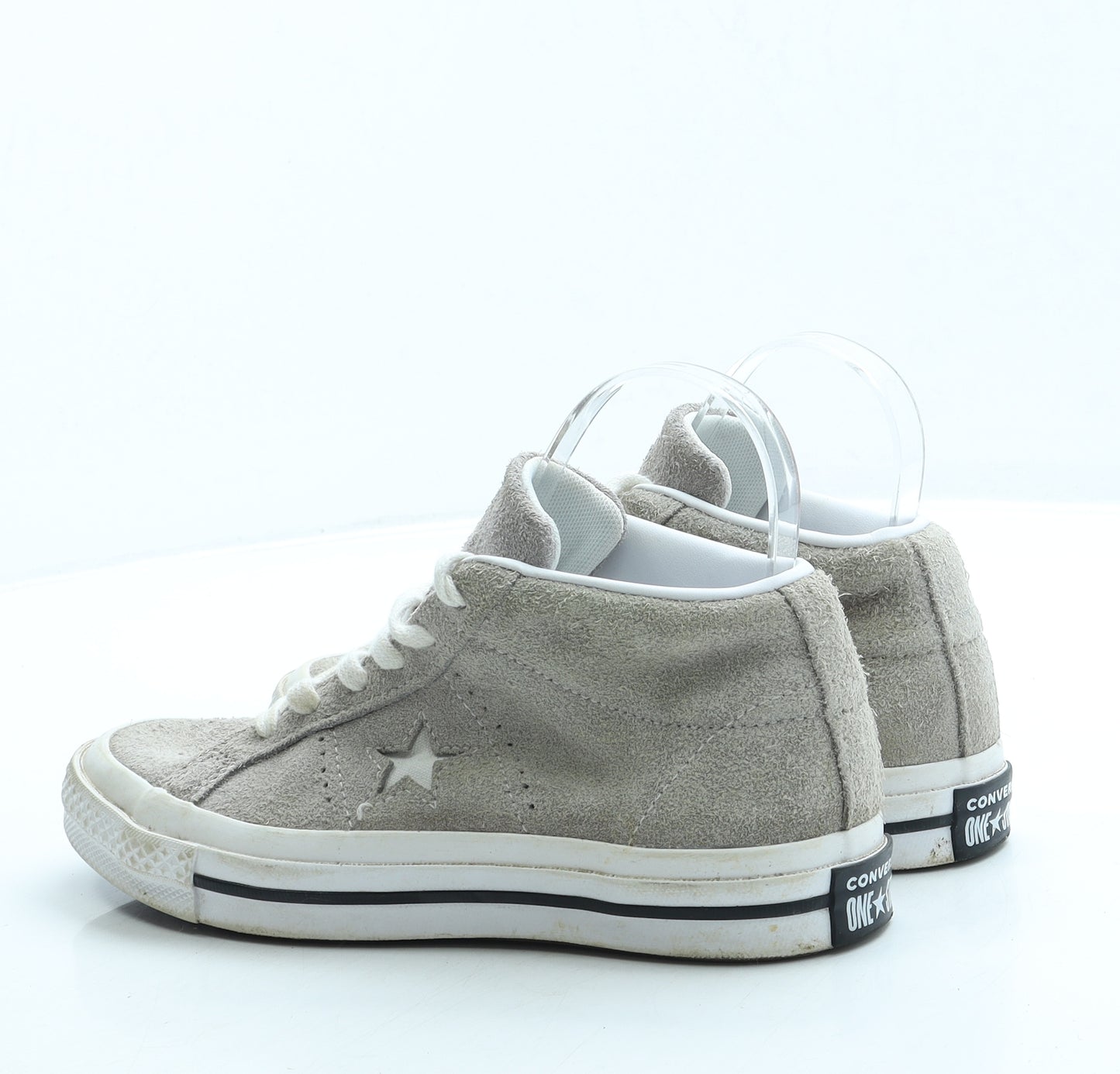 Converse Womens Grey Suede Trainer UK 4 36.5