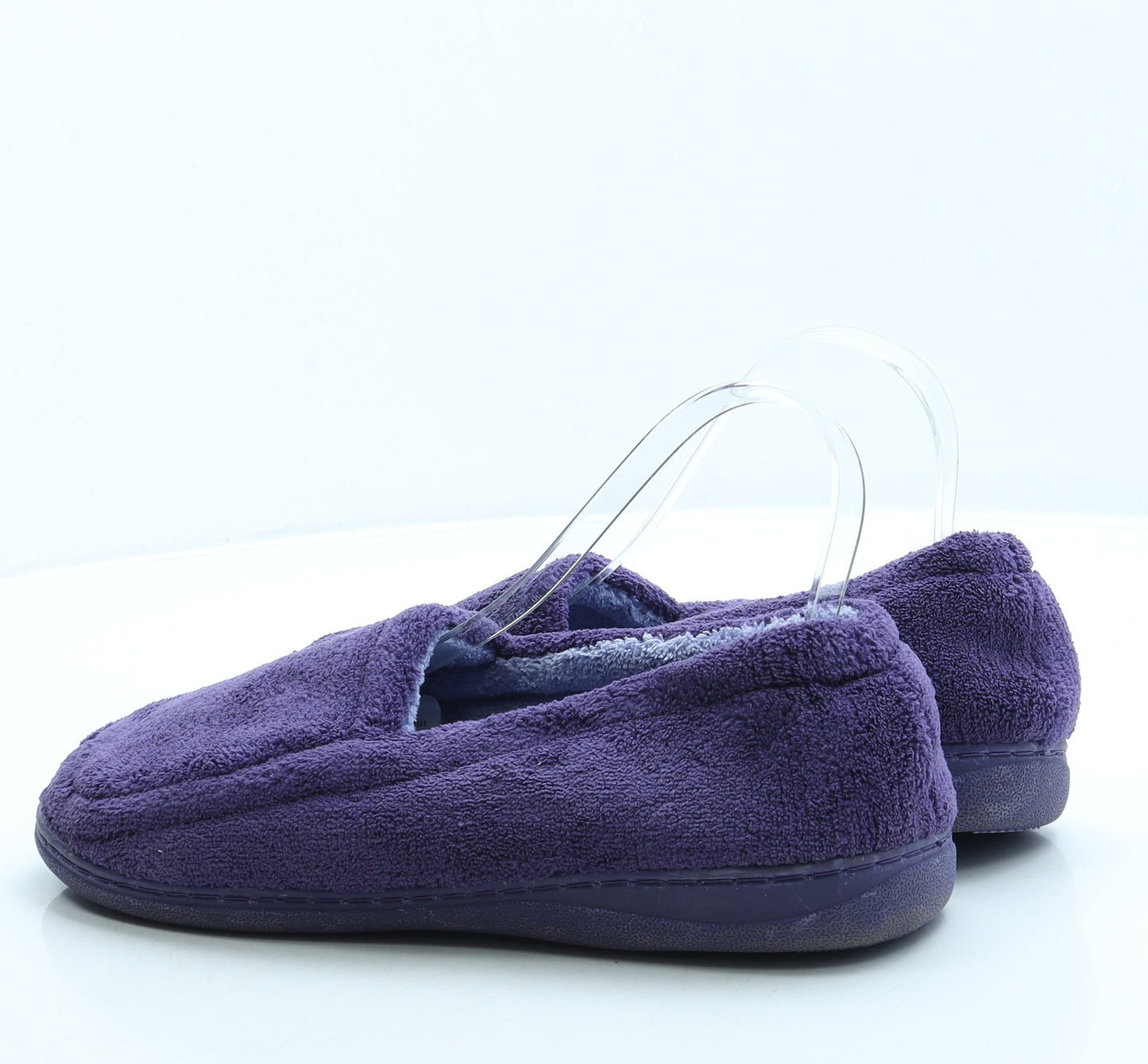 BHS Womens Purple Polyester Slip On Slipper UK