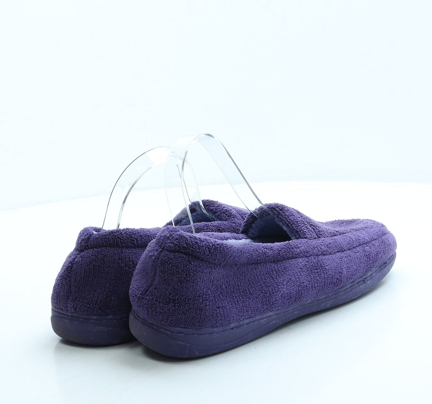 BHS Womens Purple Polyester Slip On Slipper UK