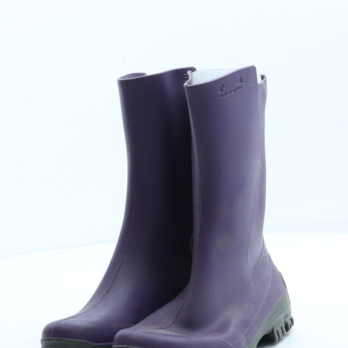 Solognac Girls Purple Rubber Wellies Boot UK 12
