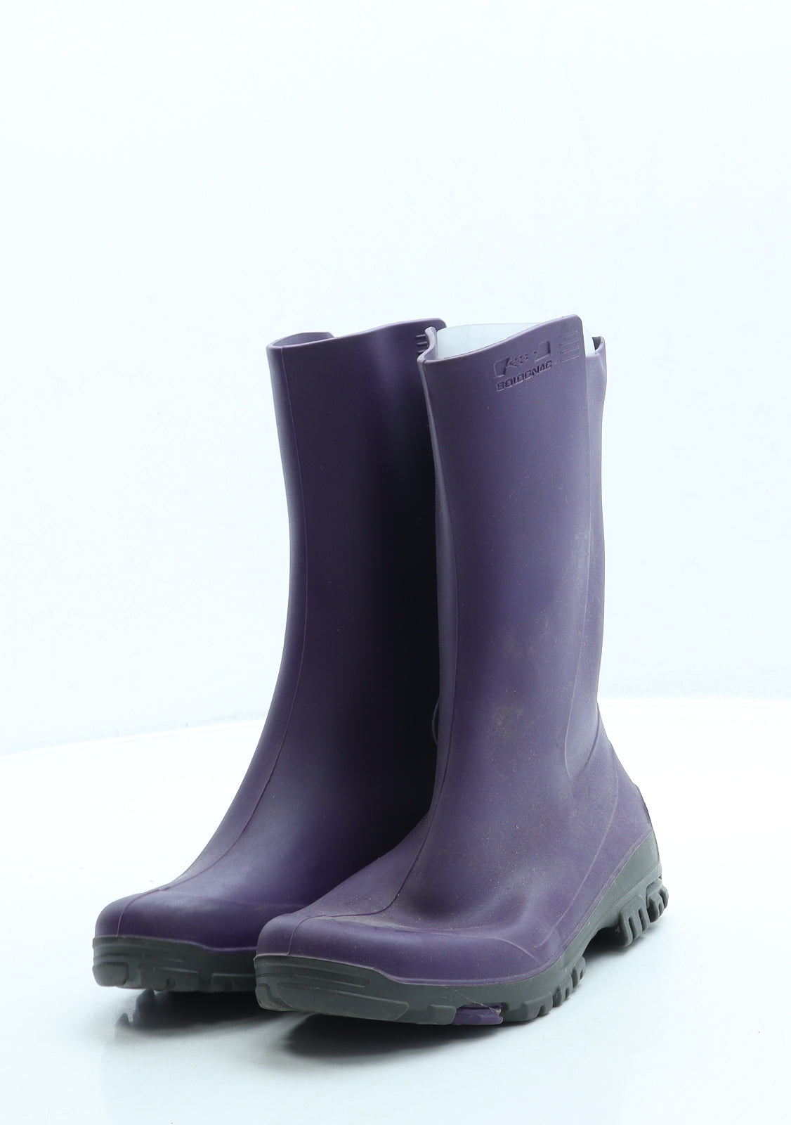 Solognac Girls Purple Rubber Wellies Boot UK 12