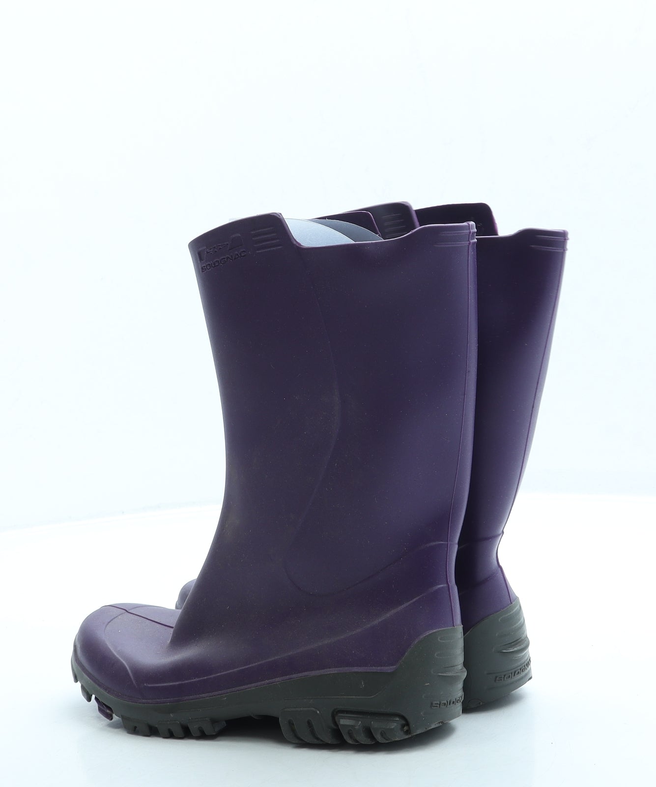 Solognac Girls Purple Rubber Wellies Boot UK 12