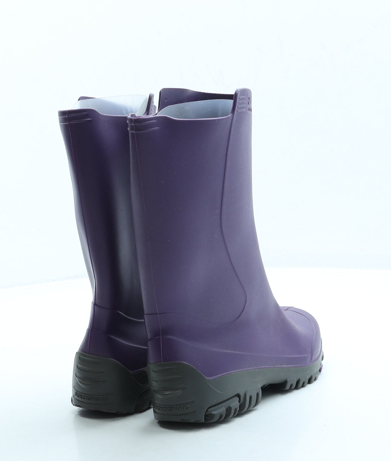 Solognac Girls Purple Rubber Wellies Boot UK 12