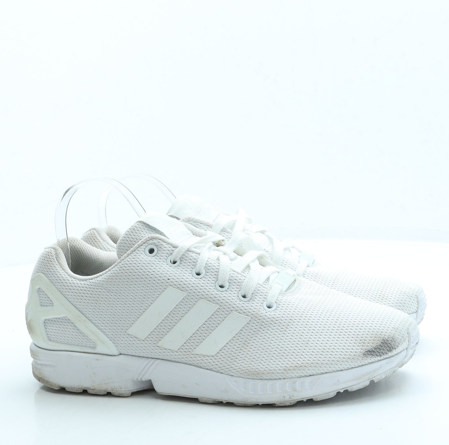 adidas Mens White Polyester Trainer UK 11 46