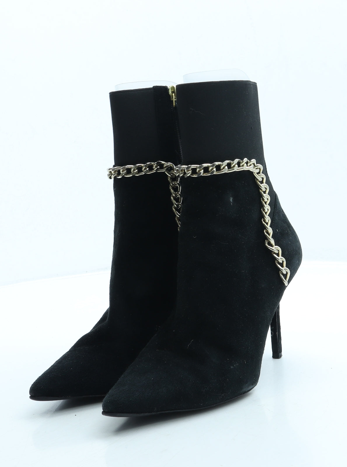 TWINSET Womens Black Suede Bootie Boot UK 6 39