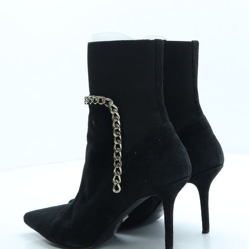 TWINSET Womens Black Suede Bootie Boot UK 6 39