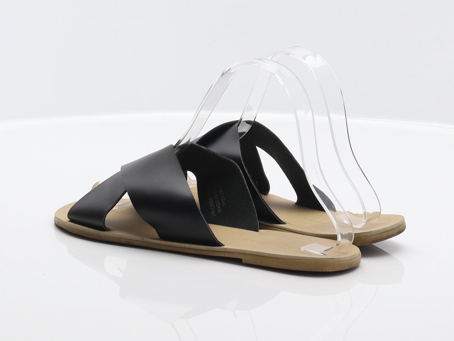 Atmosphere Womens Black Synthetic Slider Sandal UK 5 38