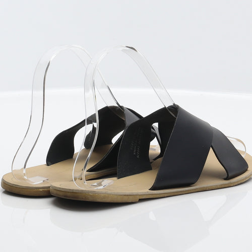 Atmosphere Womens Black Synthetic Slider Sandal UK 5 38