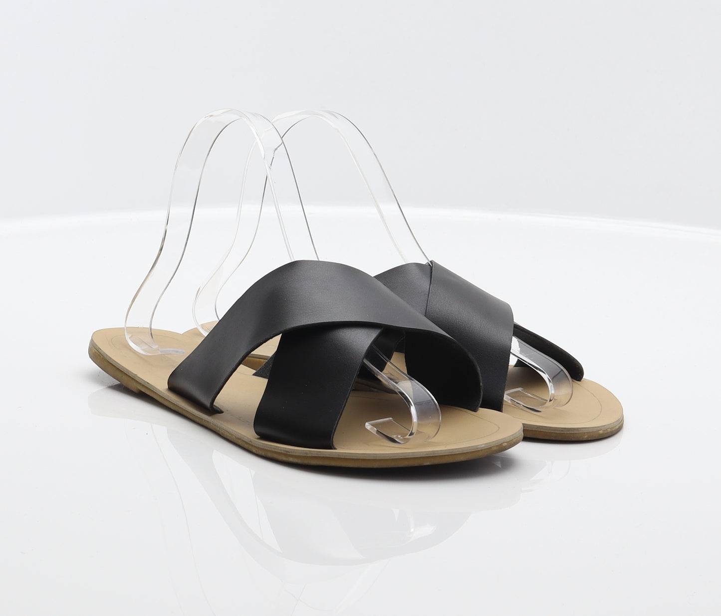 Atmosphere Womens Black Synthetic Slider Sandal UK 5 38