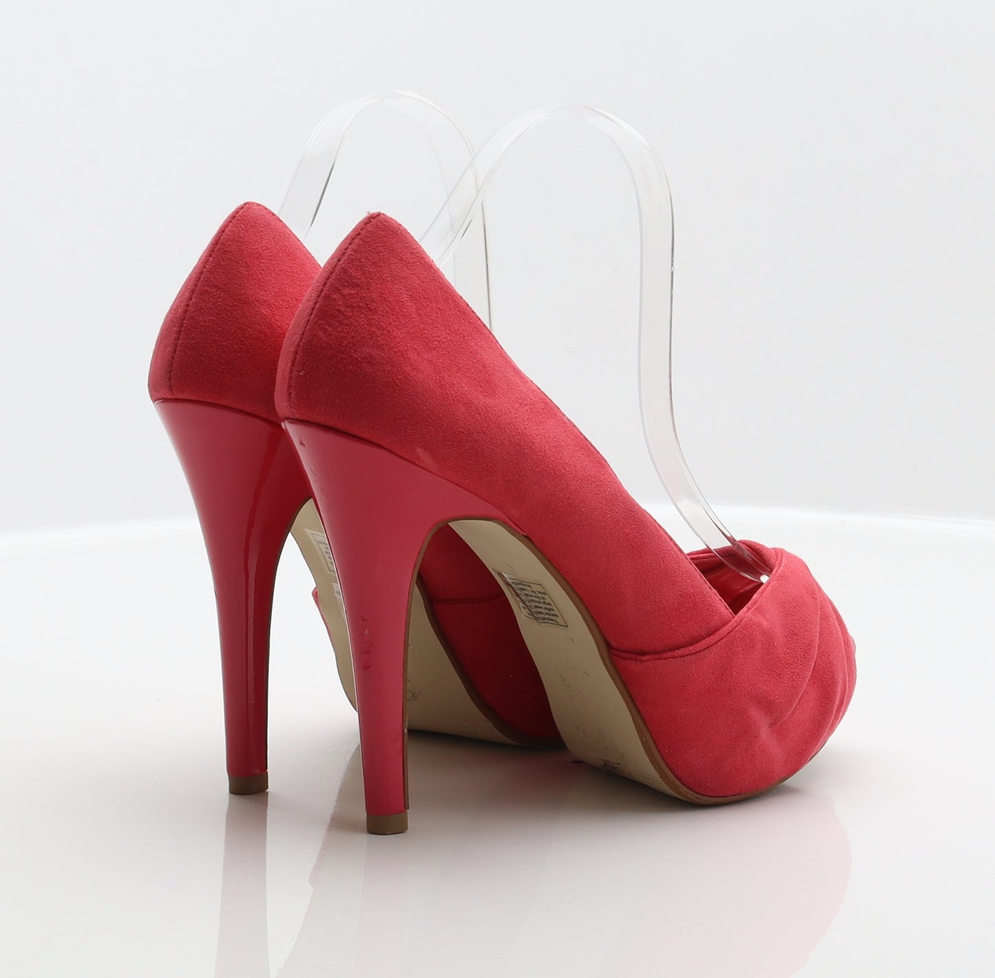 Dorothy Perkins Womens Pink Polyester Platform Heel UK 5