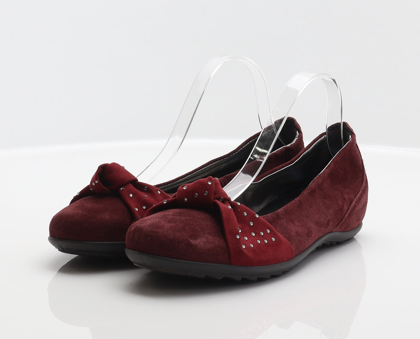 Primigi Womens Red Suede Ballet Flat UK 5.5 39