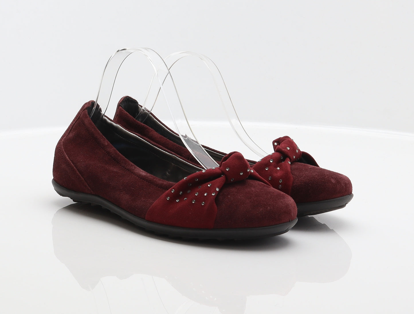 Primigi Womens Red Suede Ballet Flat UK 5.5 39