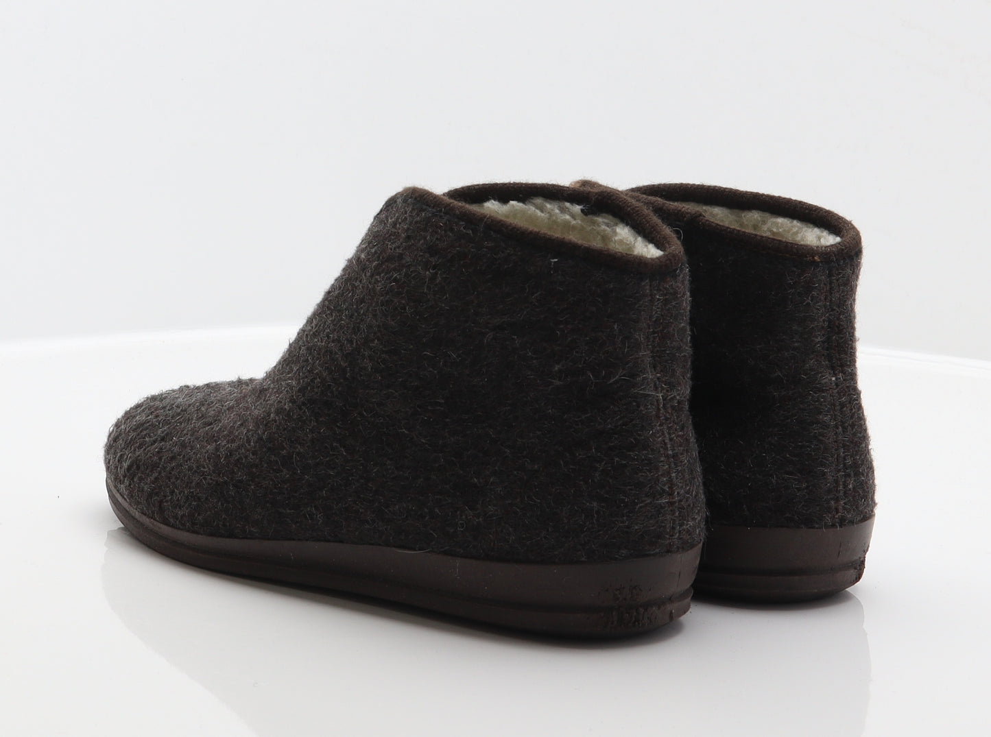 Rohde Mens Brown Wool Shearling Style Slipper UK 8.5 42