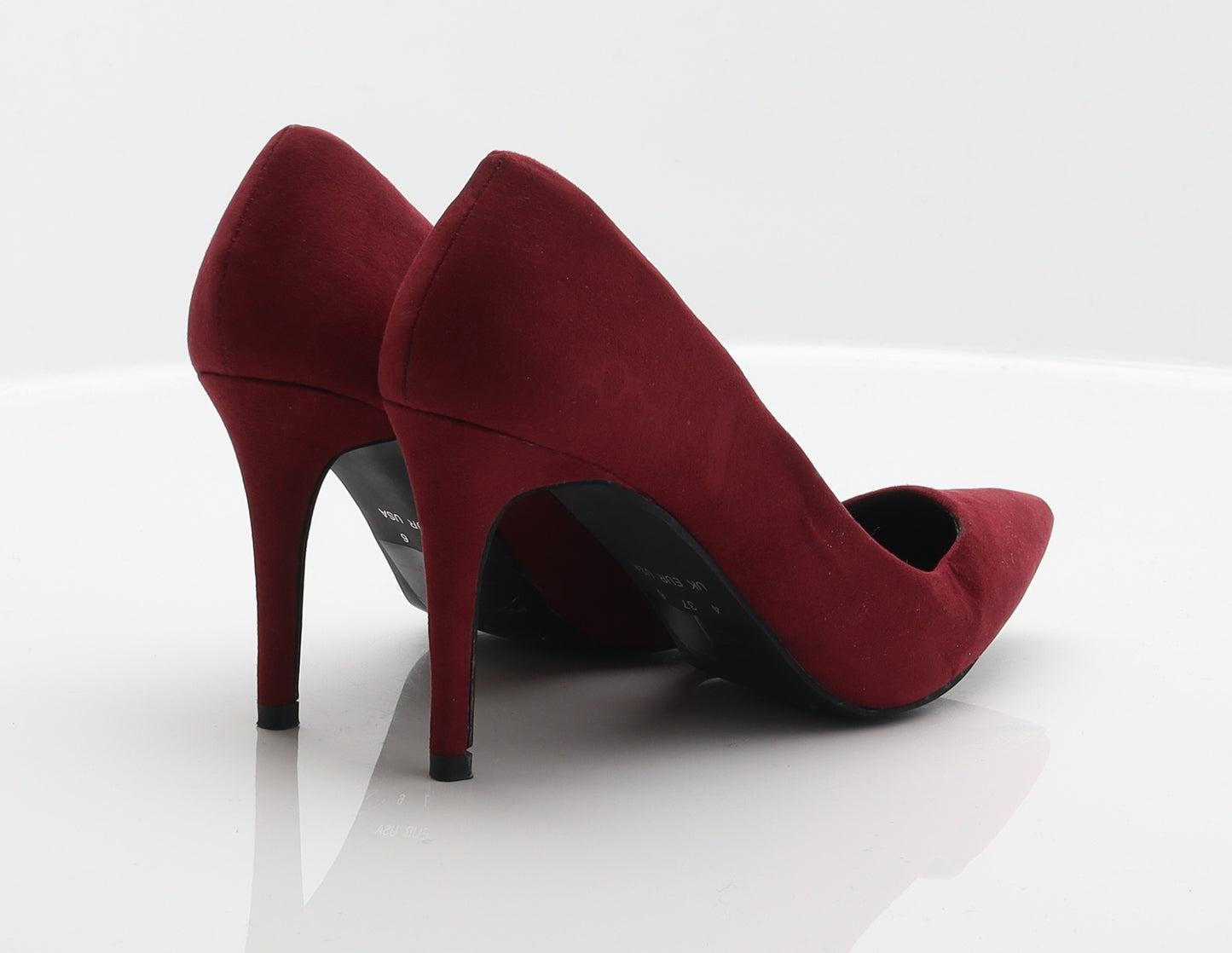 Atmosphere Womens Red Polyester Court Heel UK 4 37