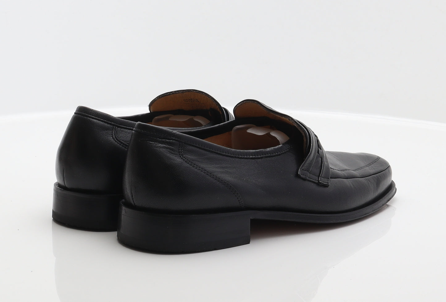 Marks and Spencer Mens Black Leather Loafer Casual UK 8 42