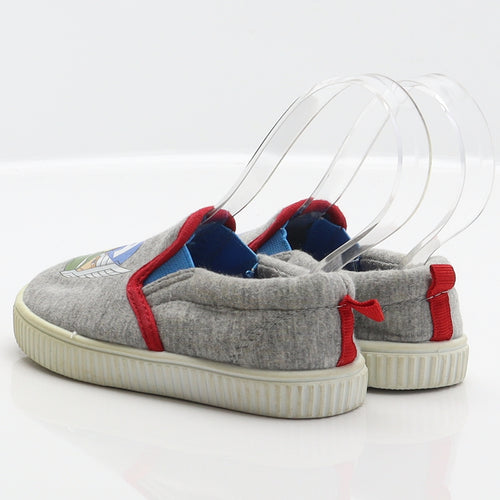 F&F Boys Grey Polyester Slip On Casual UK 6 23 - Marvel, Avengers