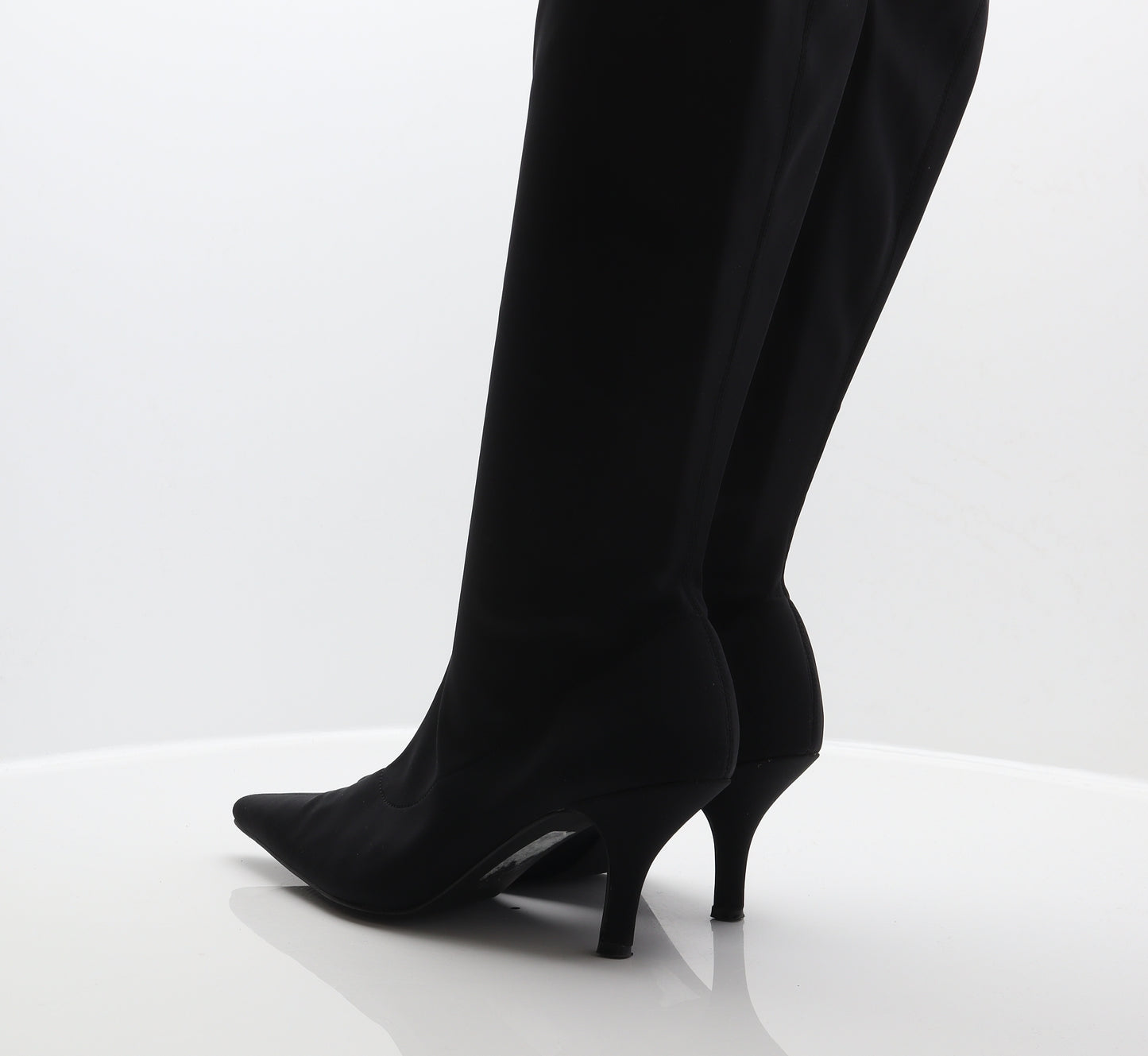 Red Herring Womens Black Polyester Sock Boot UK 8