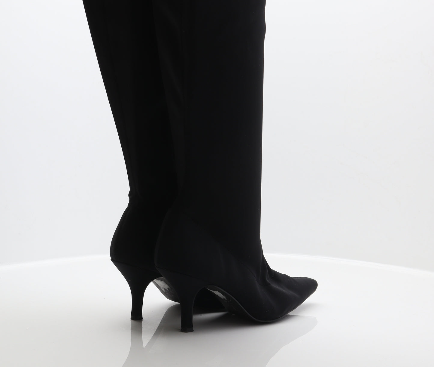 Red Herring Womens Black Polyester Sock Boot UK 8