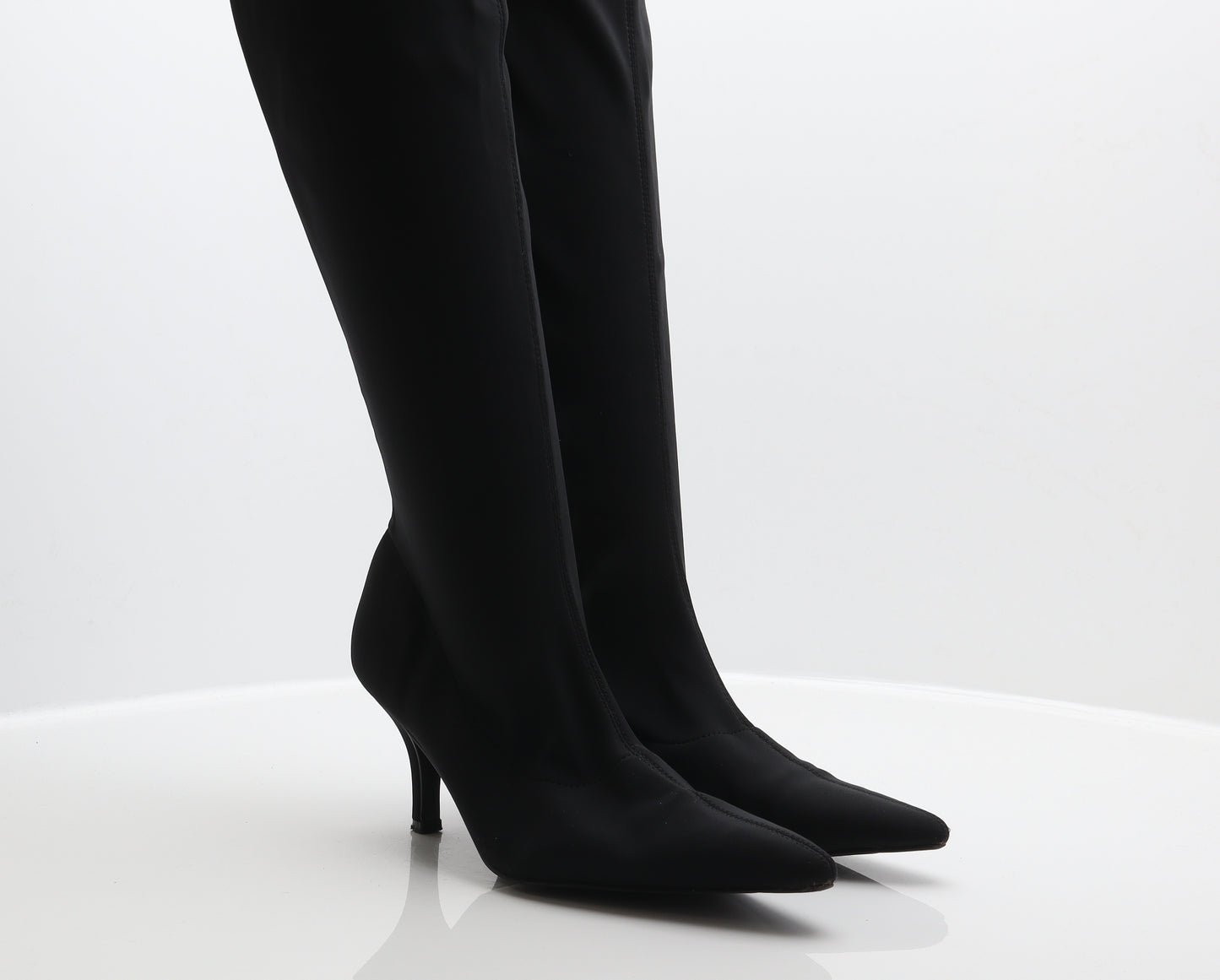 Red Herring Womens Black Polyester Sock Boot UK 8