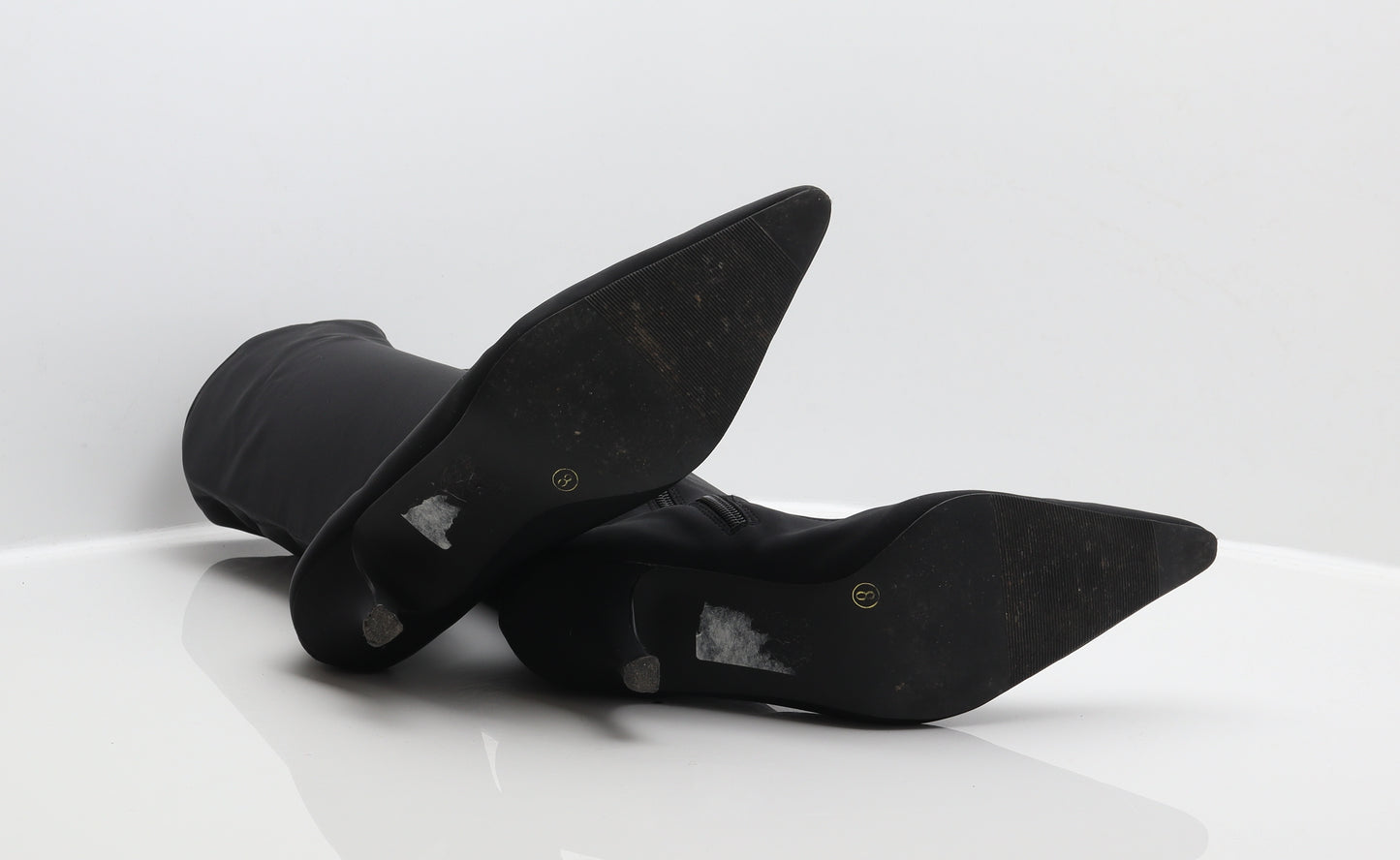 Red Herring Womens Black Polyester Sock Boot UK 8