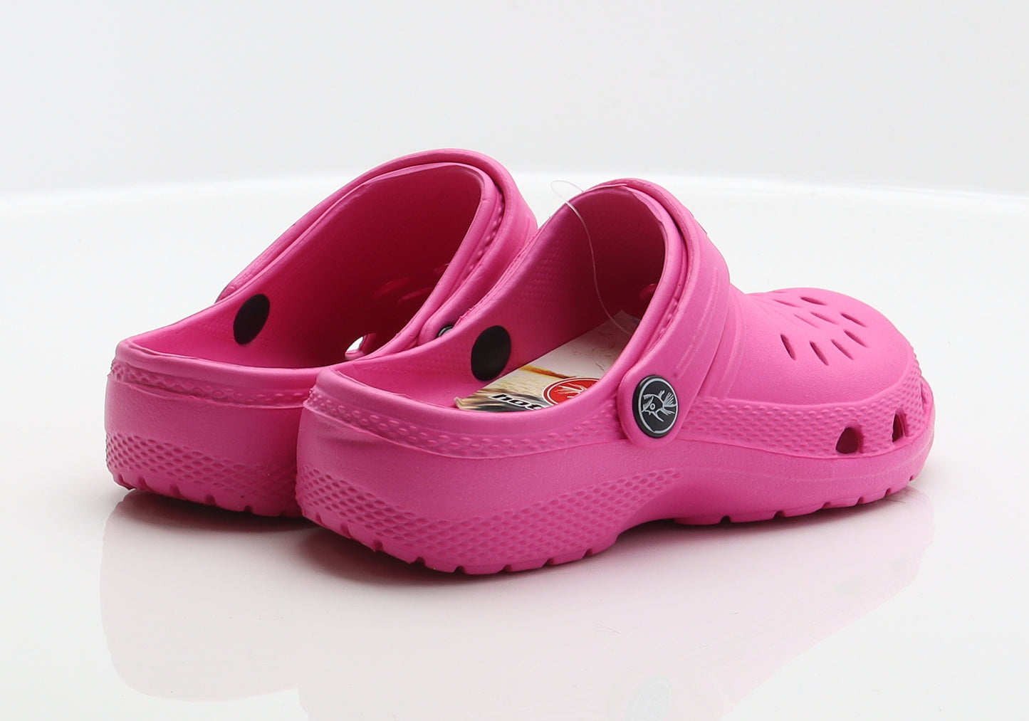 Hot Tuna Girls Pink Synthetic Clog Flat UK 1