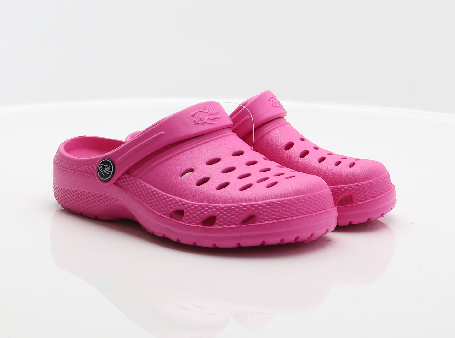 Hot Tuna Girls Pink Synthetic Clog Flat UK 1
