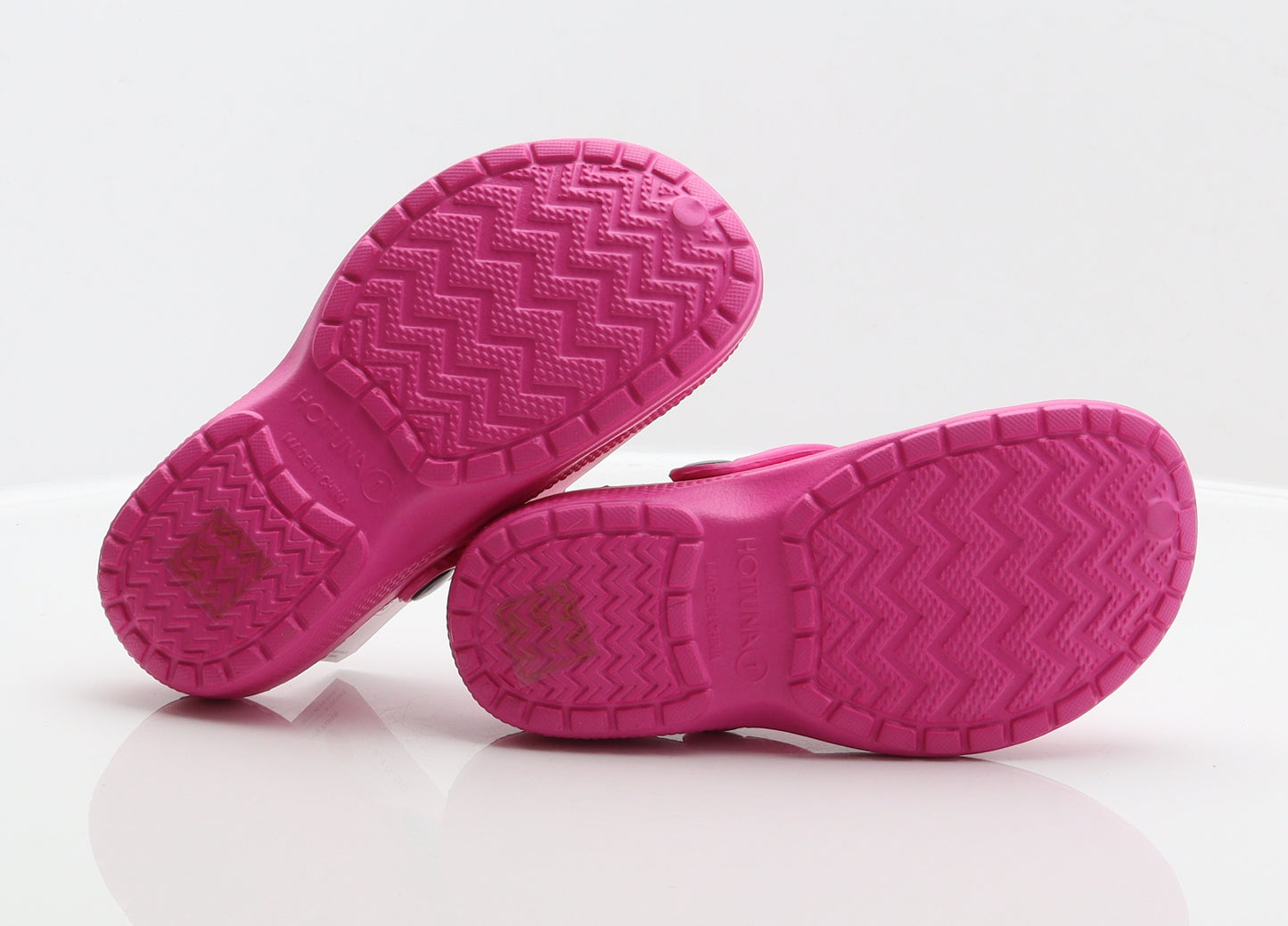 Hot Tuna Girls Pink Synthetic Clog Flat UK 1