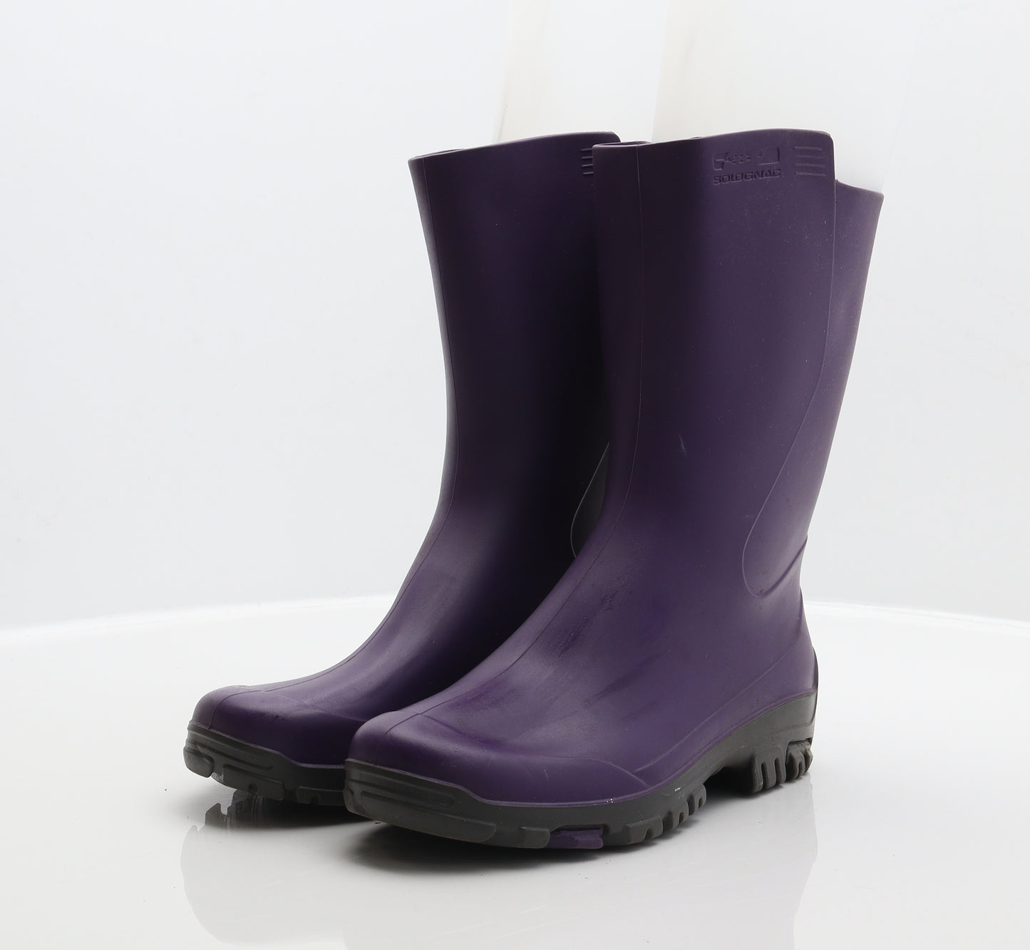 Solognac Womens Purple Rubber Wellies Boot UK 5.5 39