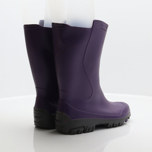 Solognac Womens Purple Rubber Wellies Boot UK 5.5 39