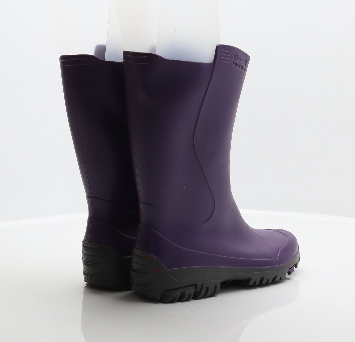 Solognac Womens Purple Rubber Wellies Boot UK 5.5 39