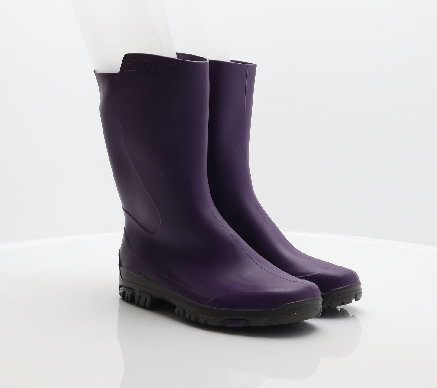 Solognac Womens Purple Rubber Wellies Boot UK 5.5 39