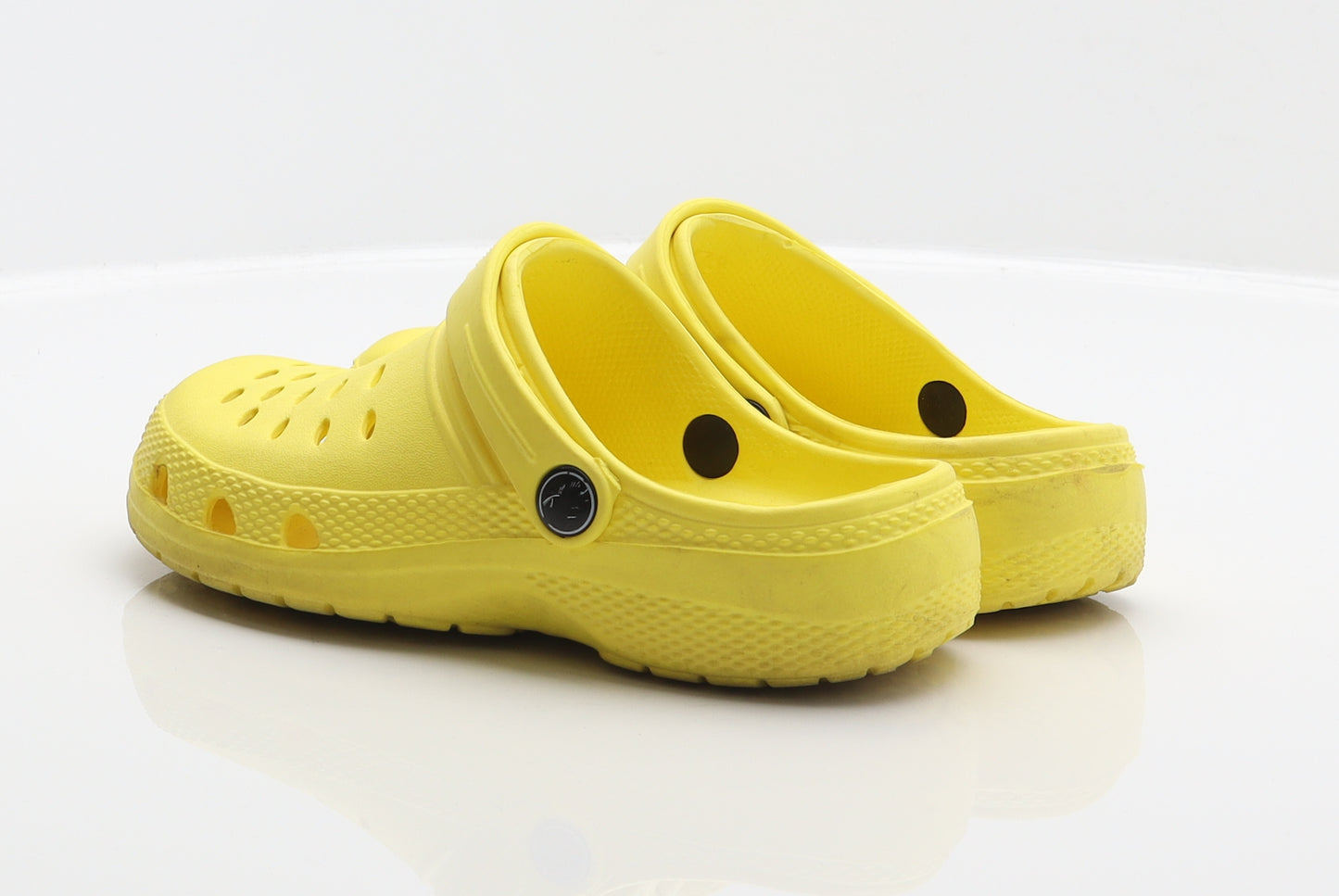 Hot Tuna Girls Yellow Synthetic Clog Flat UK 2