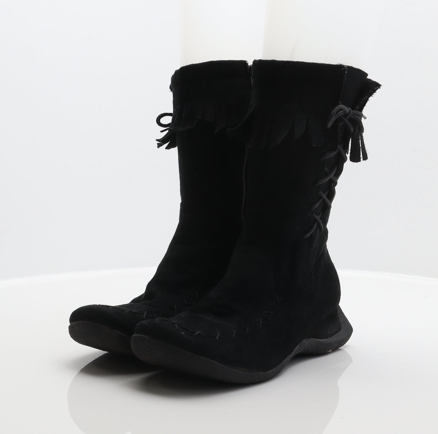 Koi Couture Womens Black Polyester Snow Boot Boot UK 7