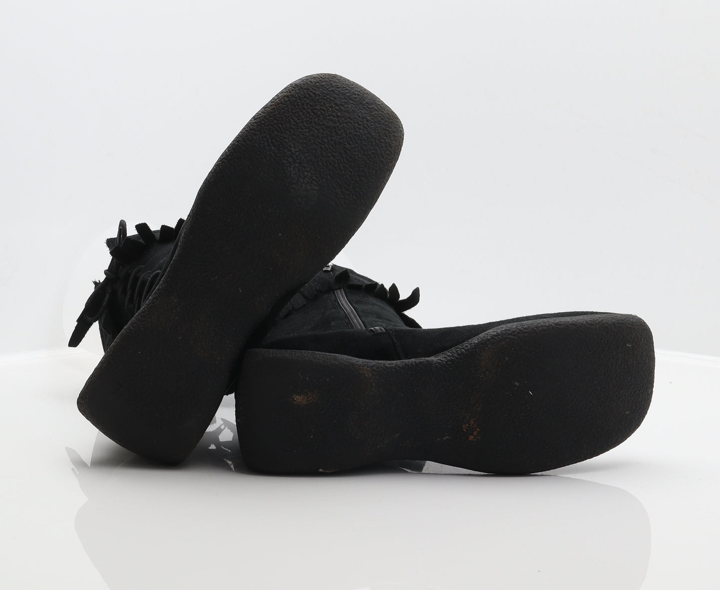 Koi Couture Womens Black Polyester Snow Boot Boot UK 7